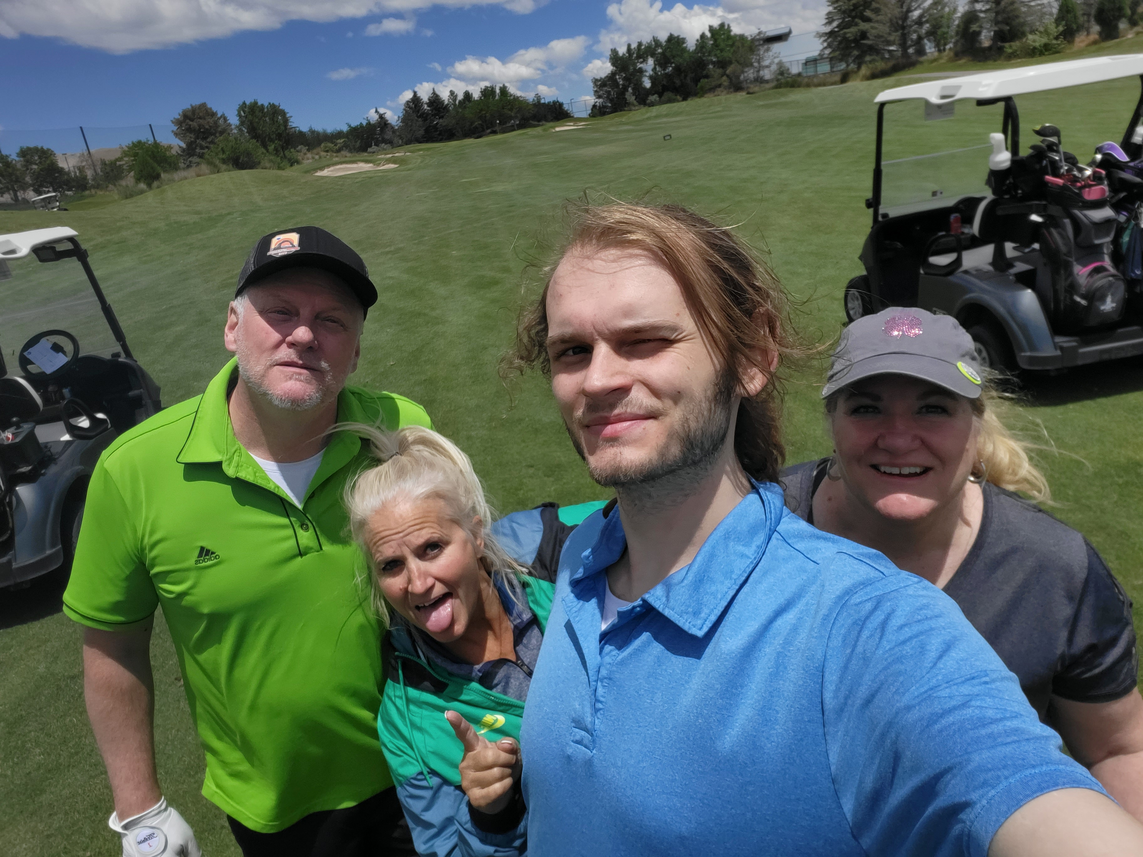 Stockton with family at the REALTOR RPAC Golf Tournament